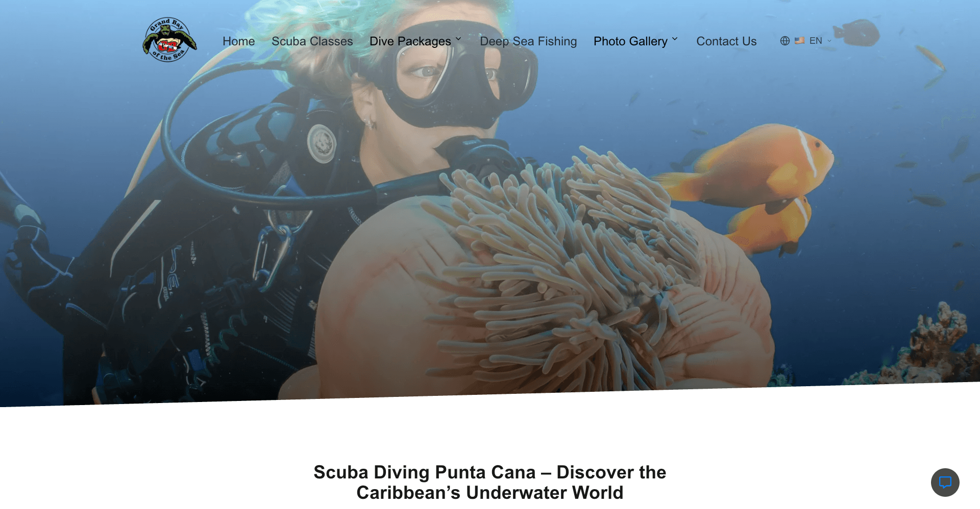Scuba Diving Website with Payments