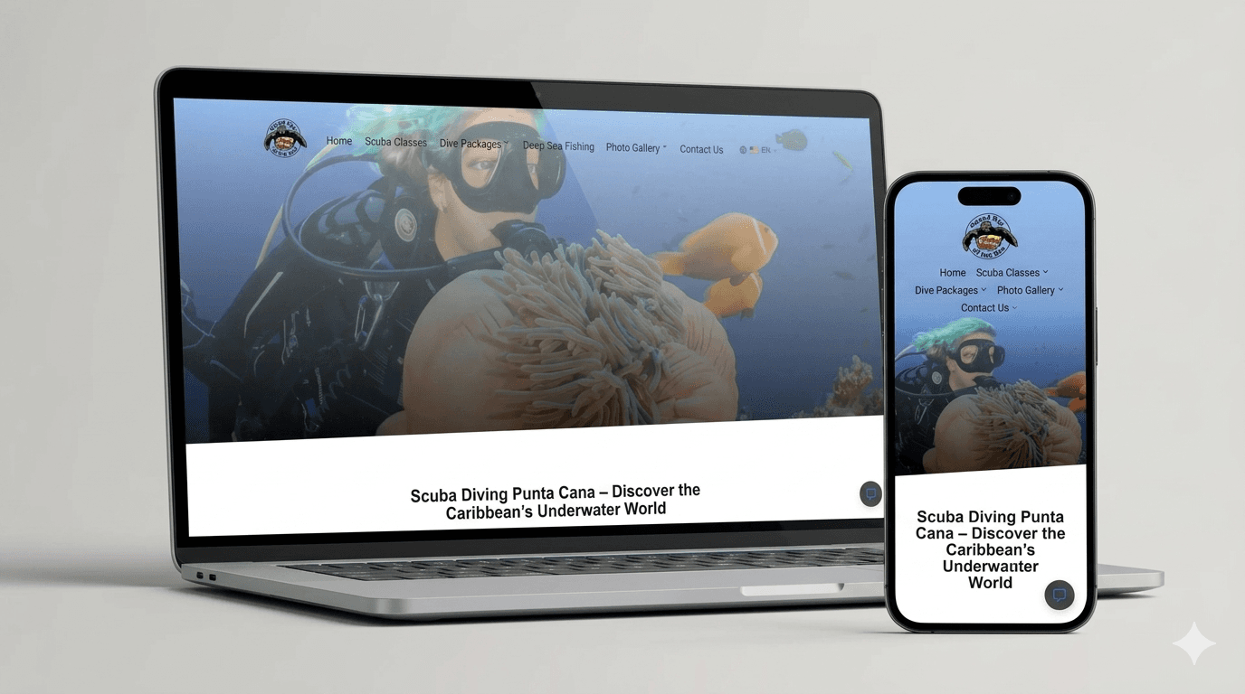 Scuba Diving Website with Payments